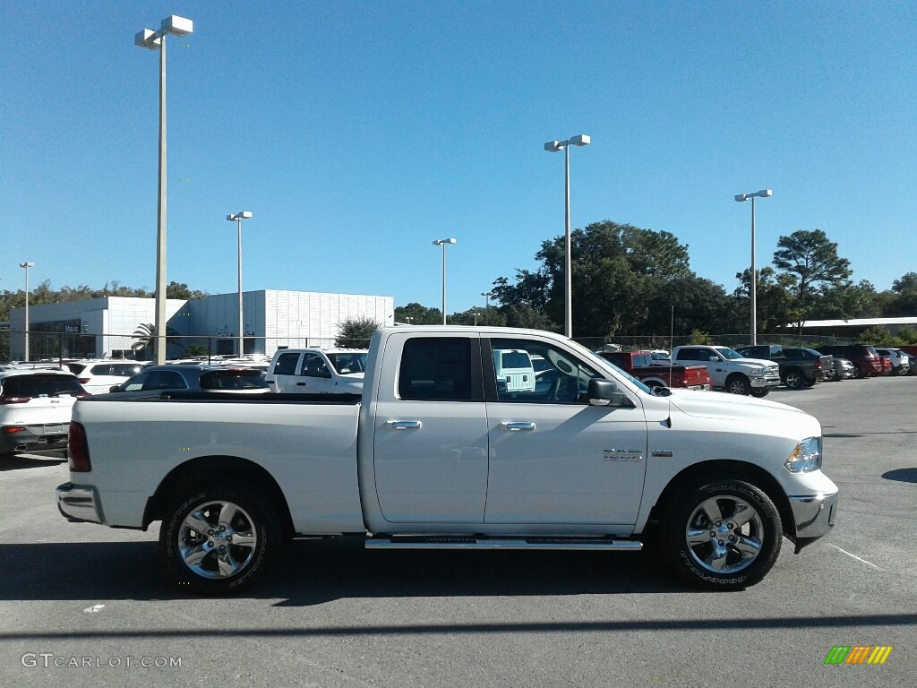 2018 1500 Big Horn Crew Cab - Bright White / Black/Diesel Gray photo #6
