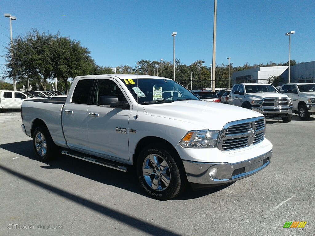 2018 1500 Big Horn Crew Cab - Bright White / Black/Diesel Gray photo #7