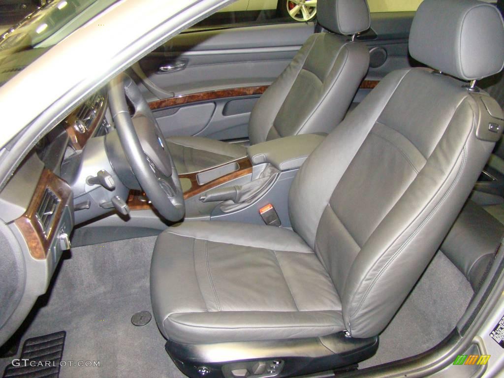 2009 3 Series 328i Coupe - Space Grey Metallic / Black photo #8