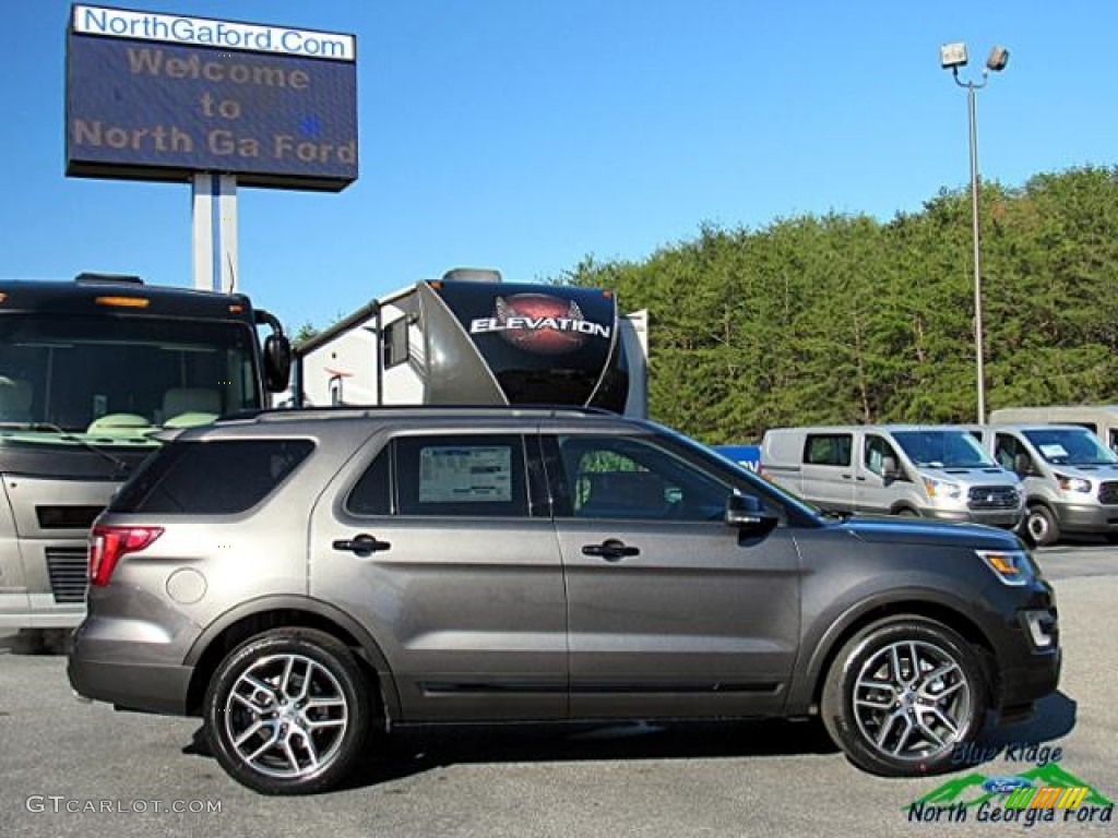 2017 Explorer Sport 4WD - Magnetic / Ebony Black photo #6