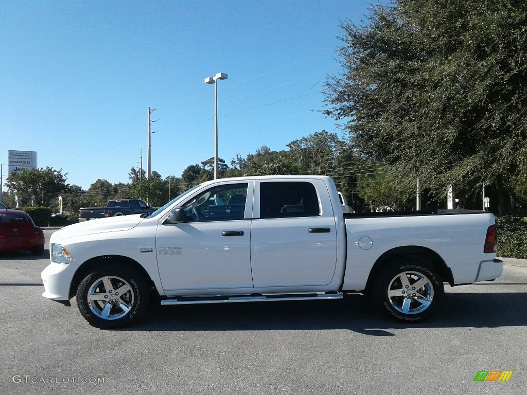 2018 1500 Express Crew Cab - Bright White / Black/Diesel Gray photo #2