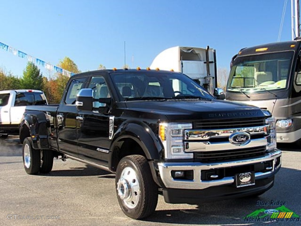 2017 F450 Super Duty King Ranch Crew Cab 4x4 - Shadow Black / King Ranch Java photo #7