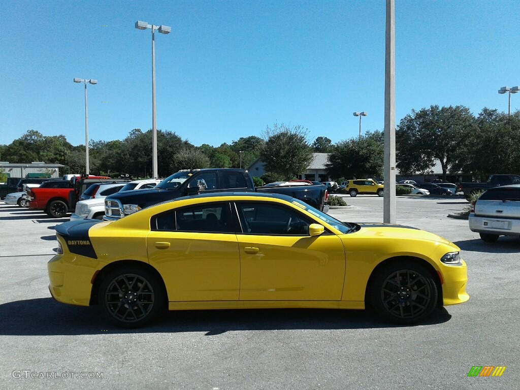2018 Charger Daytona - Yellow Jacket / Brazen Gold/Black photo #6