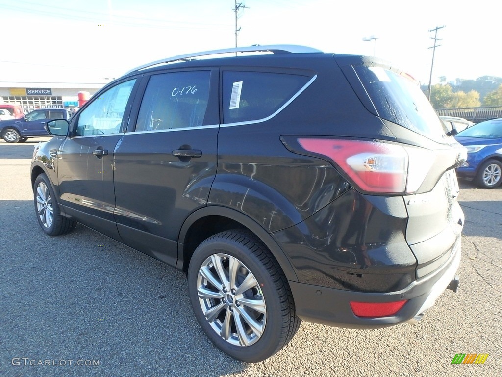 2018 Escape Titanium 4WD - Shadow Black / Charcoal Black photo #4