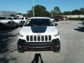 2018 Bright White Jeep Cherokee Trailhawk 4x4  photo #8