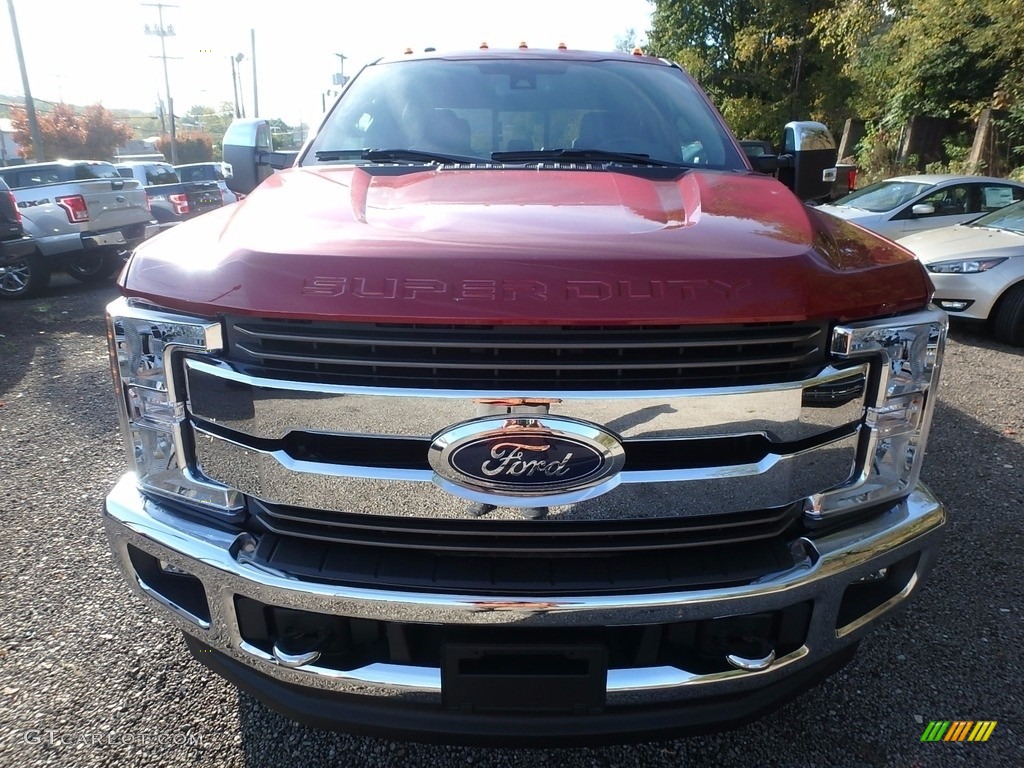 2017 F250 Super Duty King Ranch Crew Cab 4x4 - Ruby Red / King Ranch Mesa Antique Java photo #7