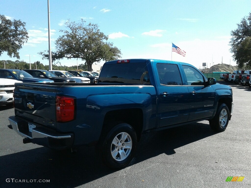 2018 Silverado 1500 LT Crew Cab - Deep Ocean Blue Metallic / Dark Ash/Jet Black photo #5