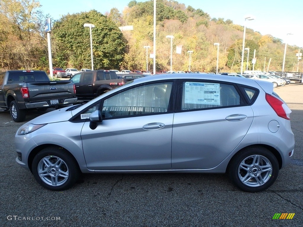 2017 Fiesta SE Hatchback - Ingot Silver / Charcoal Black photo #6