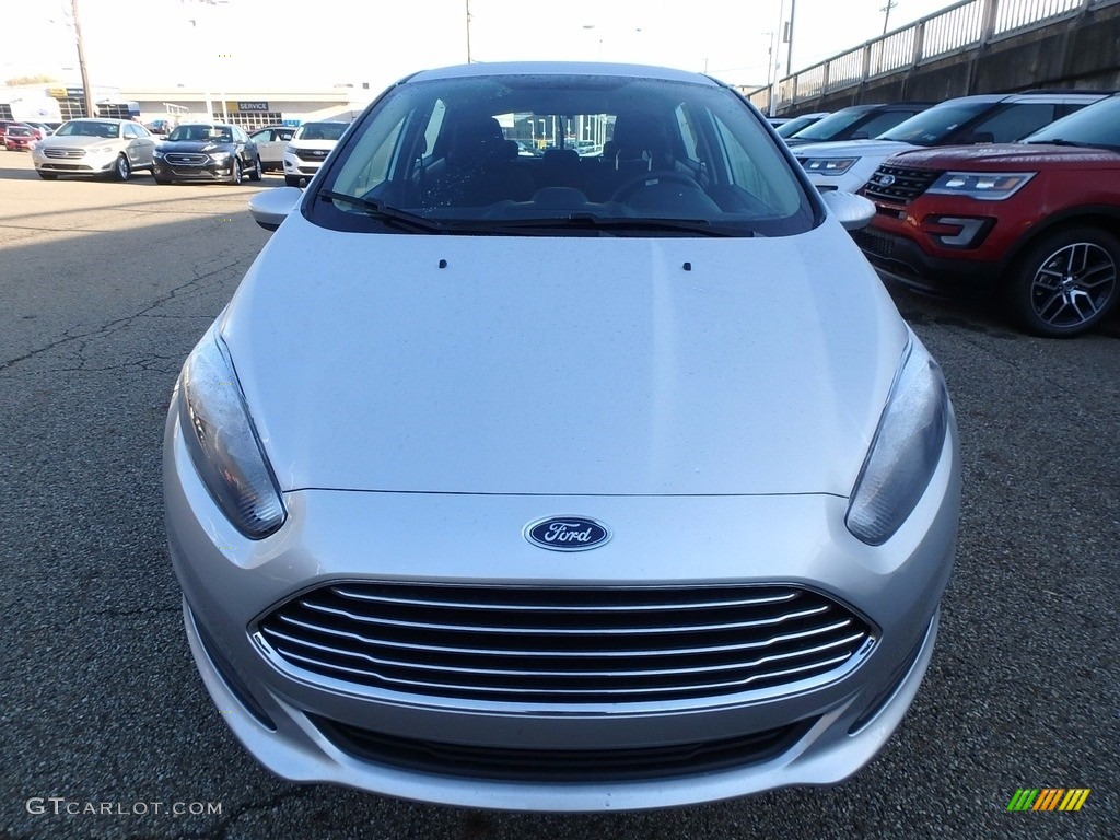 2017 Fiesta SE Hatchback - Ingot Silver / Charcoal Black photo #8