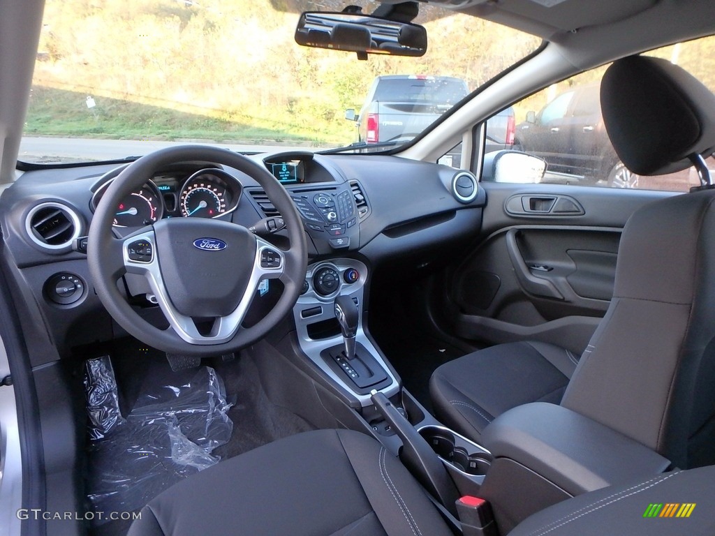 2017 Fiesta SE Hatchback - Ingot Silver / Charcoal Black photo #13