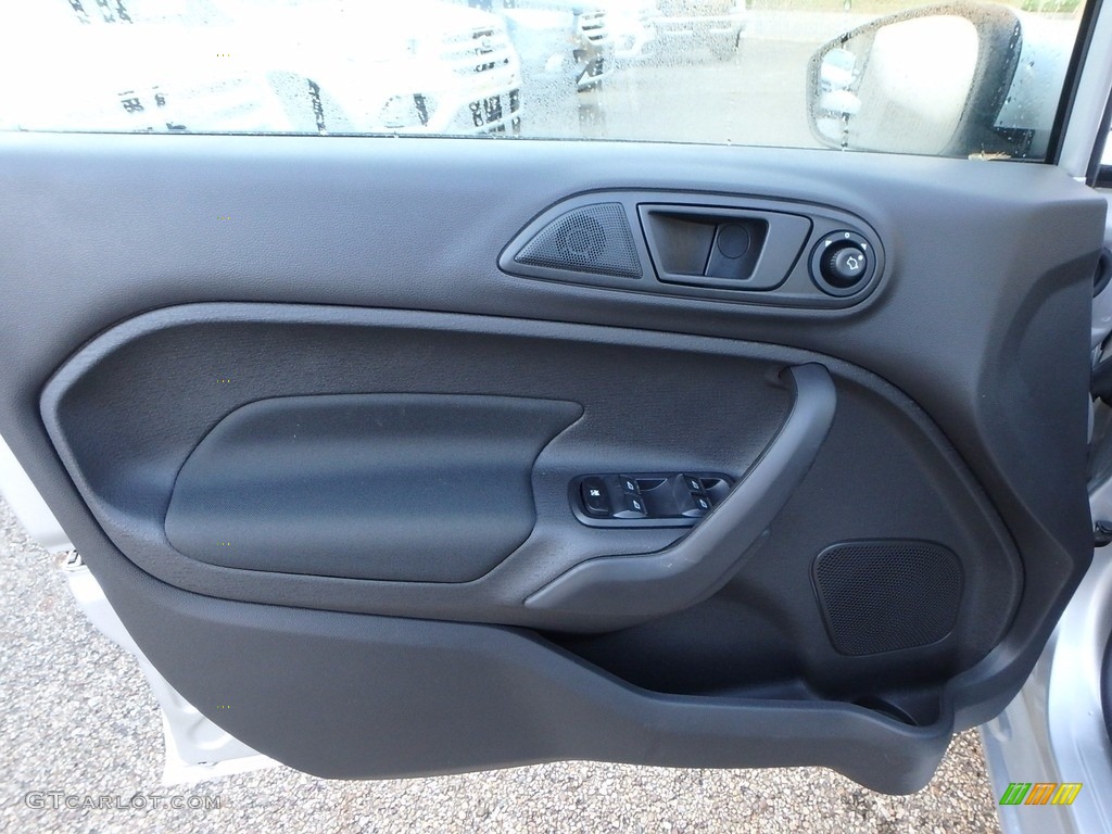 2017 Fiesta SE Hatchback - Ingot Silver / Charcoal Black photo #14
