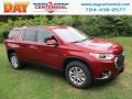 2018 Cajun Red Tintcoat Chevrolet Traverse LT AWD  photo #1
