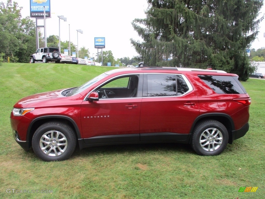 2018 Traverse LT AWD - Cajun Red Tintcoat / Jet Black photo #8