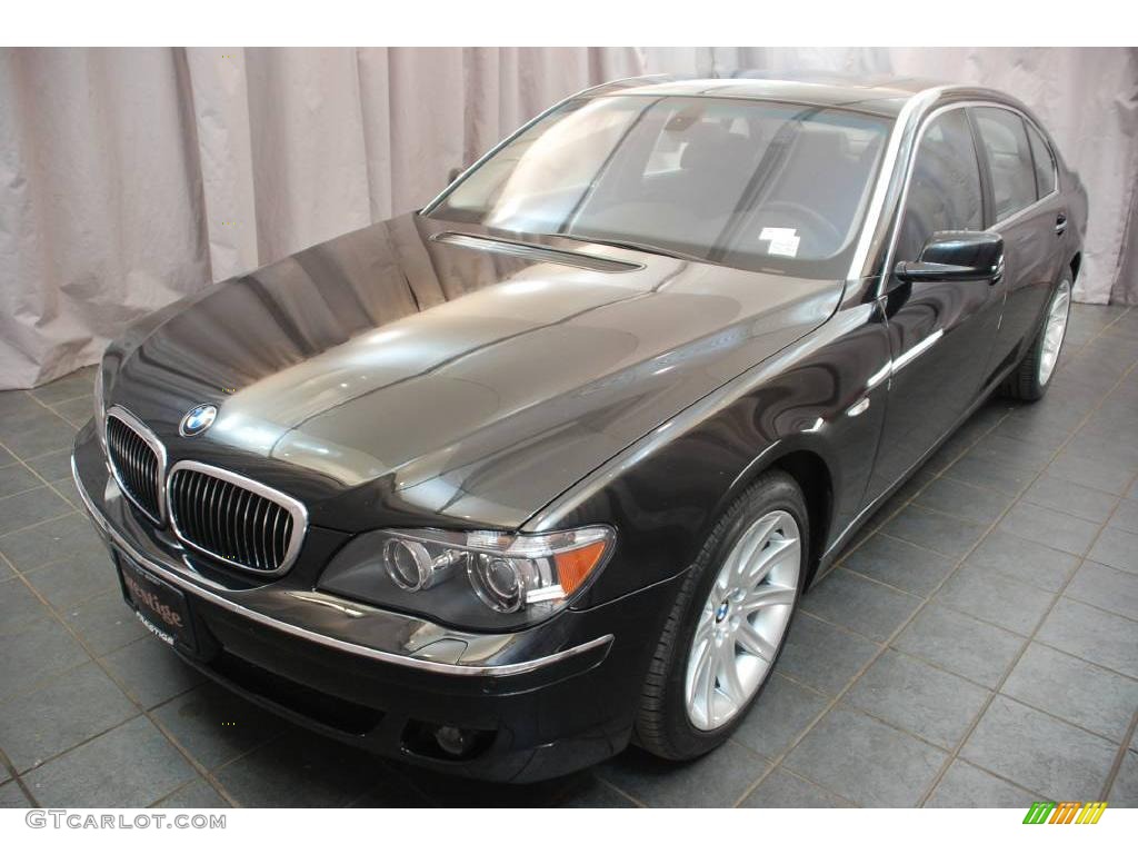 2006 7 Series 750Li Sedan - Black Sapphire Metallic / Black/Black photo #1