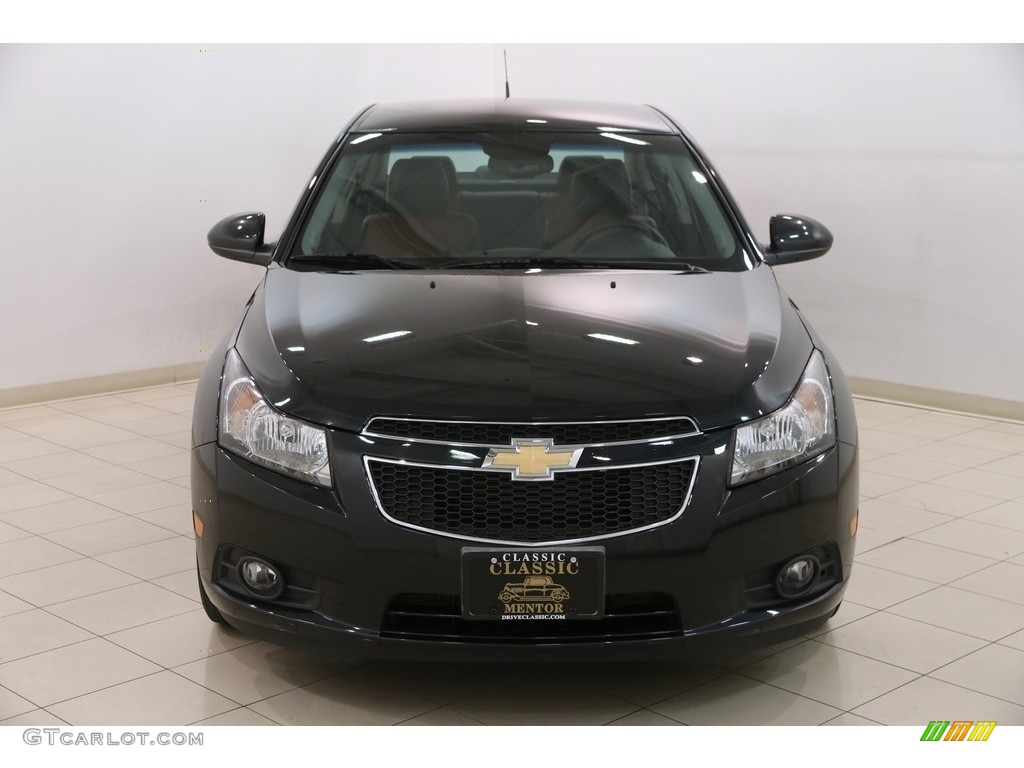 2014 Cruze LTZ - Black Granite Metallic / Jet Black/Brick photo #2