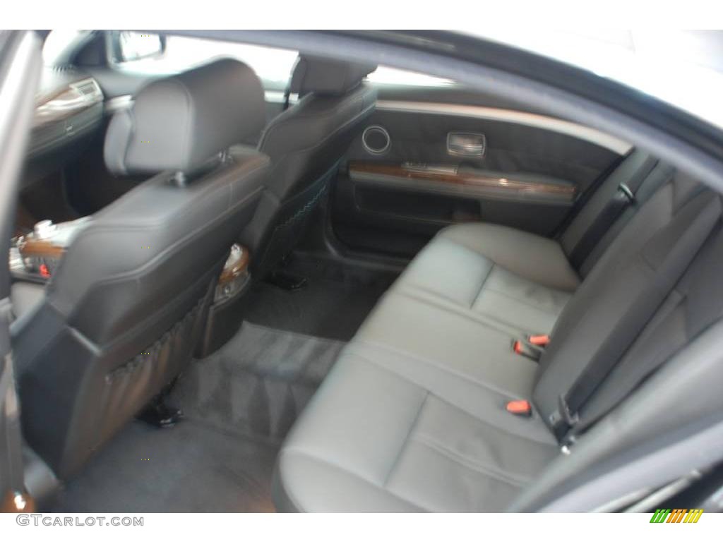 2006 7 Series 750Li Sedan - Black Sapphire Metallic / Black/Black photo #7