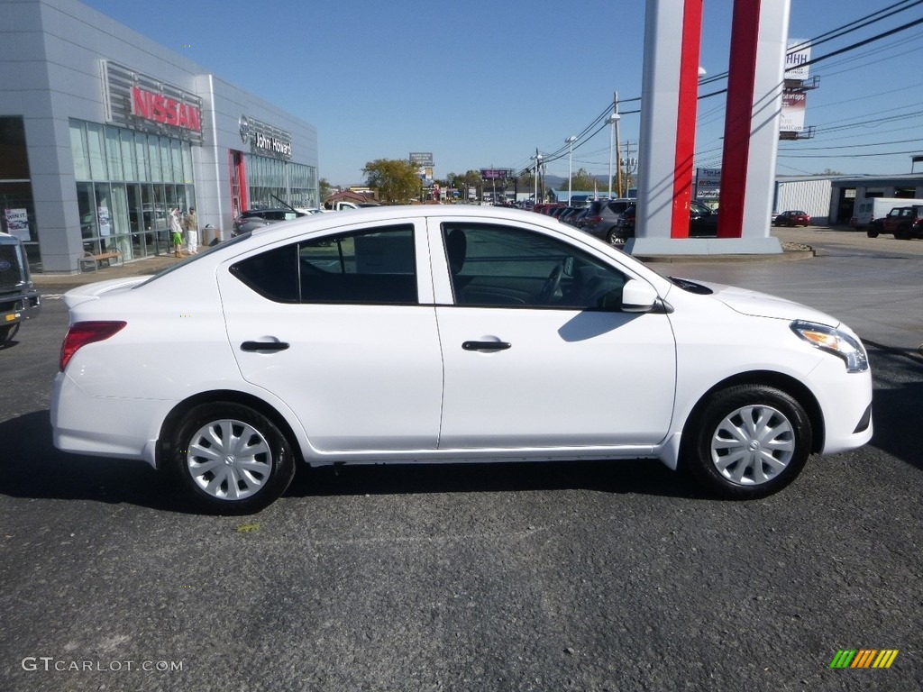 Fresh Powder White 2018 Nissan Versa S Exterior Photo #123589891