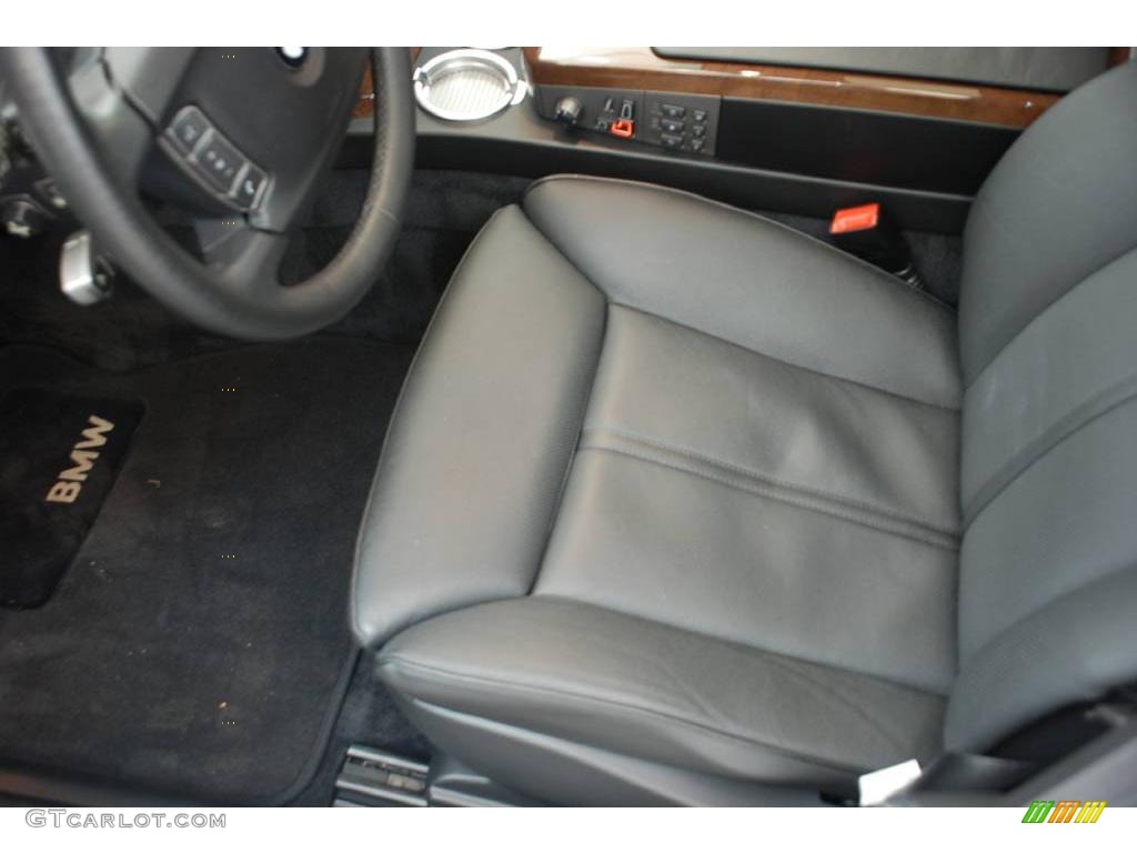 2006 7 Series 750Li Sedan - Black Sapphire Metallic / Black/Black photo #13