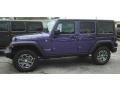 Xtreme Purple Pearl 2018 Jeep Wrangler Unlimited Rubicon 4x4 Exterior