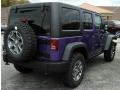 2018 Xtreme Purple Pearl Jeep Wrangler Unlimited Rubicon 4x4  photo #3