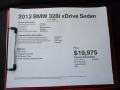 2013 Jet Black BMW 3 Series 328i xDrive Sedan  photo #11