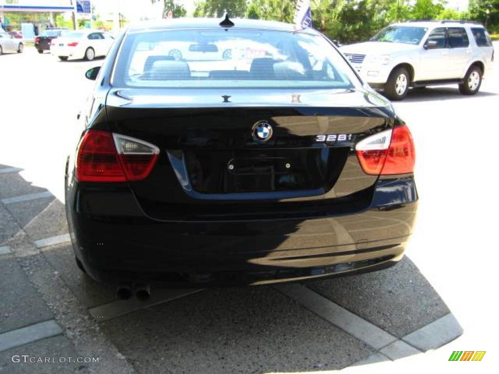 2007 3 Series 328i Sedan - Jet Black / Black photo #7
