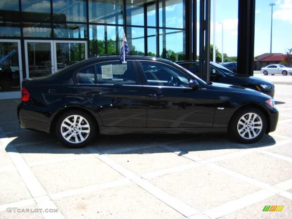 2007 3 Series 328i Sedan - Jet Black / Black photo #9
