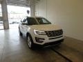 2017 White Platinum Ford Explorer Limited 4WD  photo #1