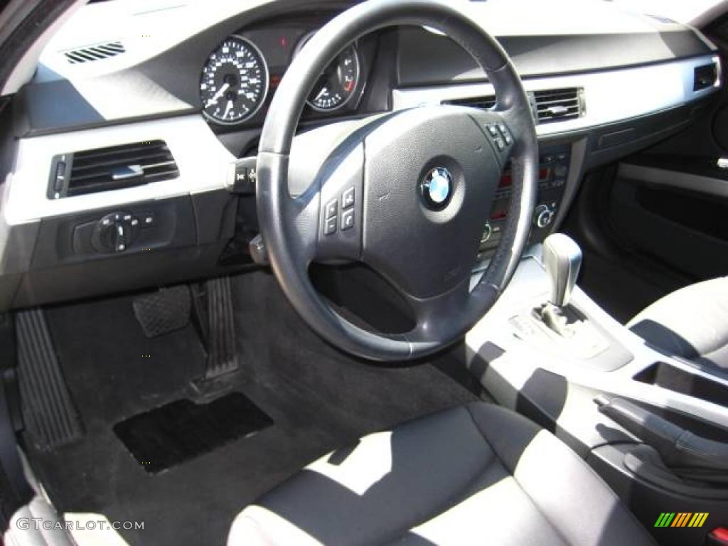 2007 3 Series 328i Sedan - Jet Black / Black photo #13