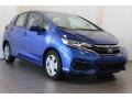 Aegean Blue Metallic 2018 Honda Fit LX Exterior