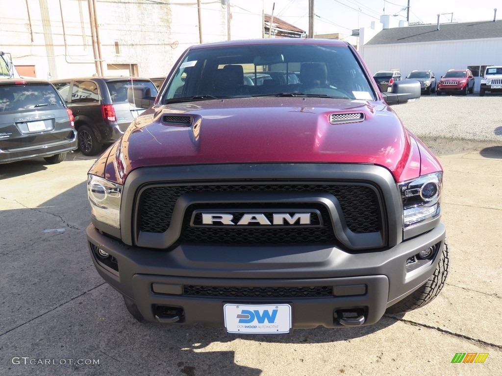 2018 1500 Rebel Crew Cab 4x4 - Delmonico Red Pearl / Black photo #3
