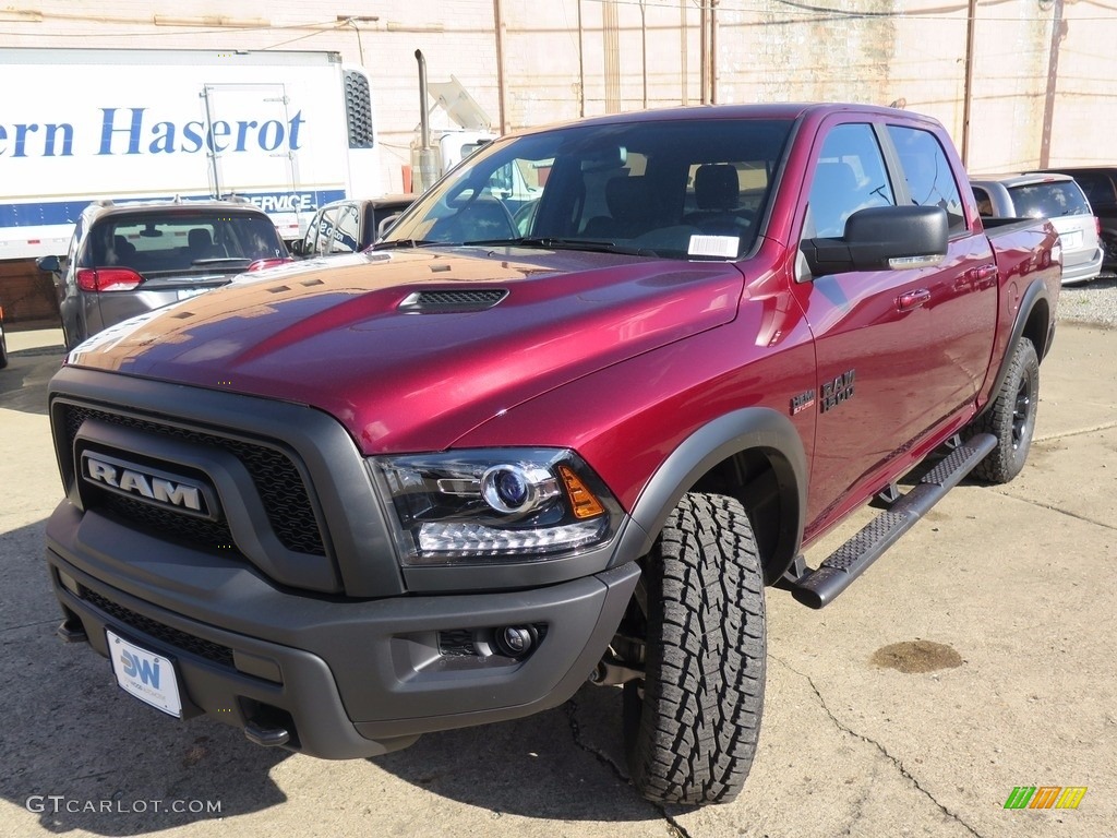 2018 1500 Rebel Crew Cab 4x4 - Delmonico Red Pearl / Black photo #4