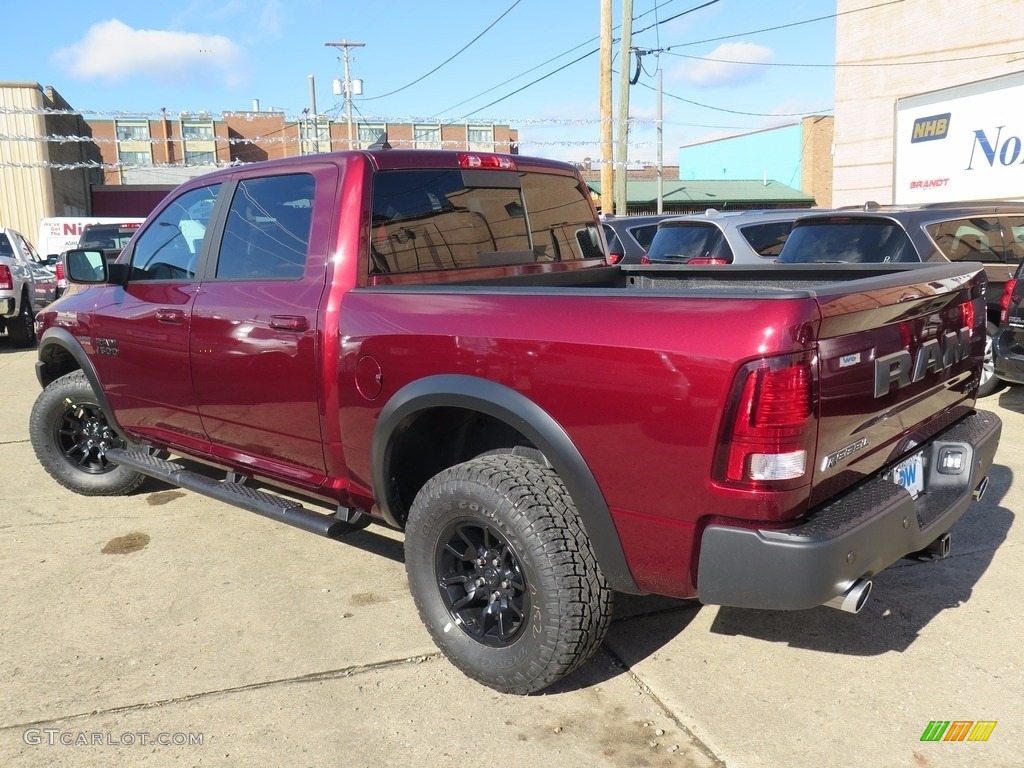 2018 1500 Rebel Crew Cab 4x4 - Delmonico Red Pearl / Black photo #5
