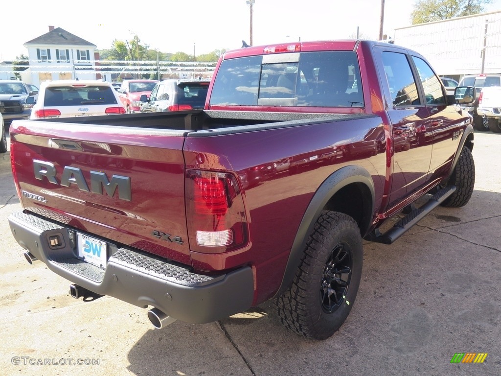 2018 1500 Rebel Crew Cab 4x4 - Delmonico Red Pearl / Black photo #7