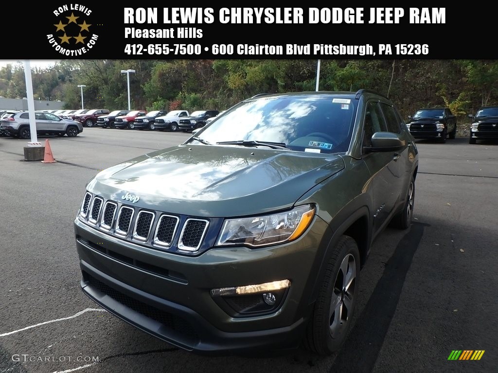 Olive Green Pearl Jeep Compass