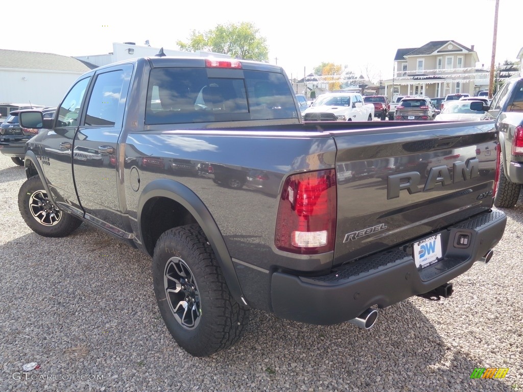 2018 1500 Rebel Crew Cab 4x4 - Granite Crystal Metallic / Black photo #5