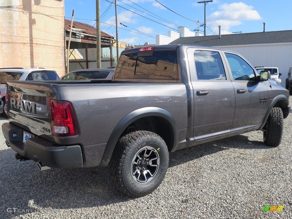 2018 1500 Rebel Crew Cab 4x4 - Granite Crystal Metallic / Black photo #7