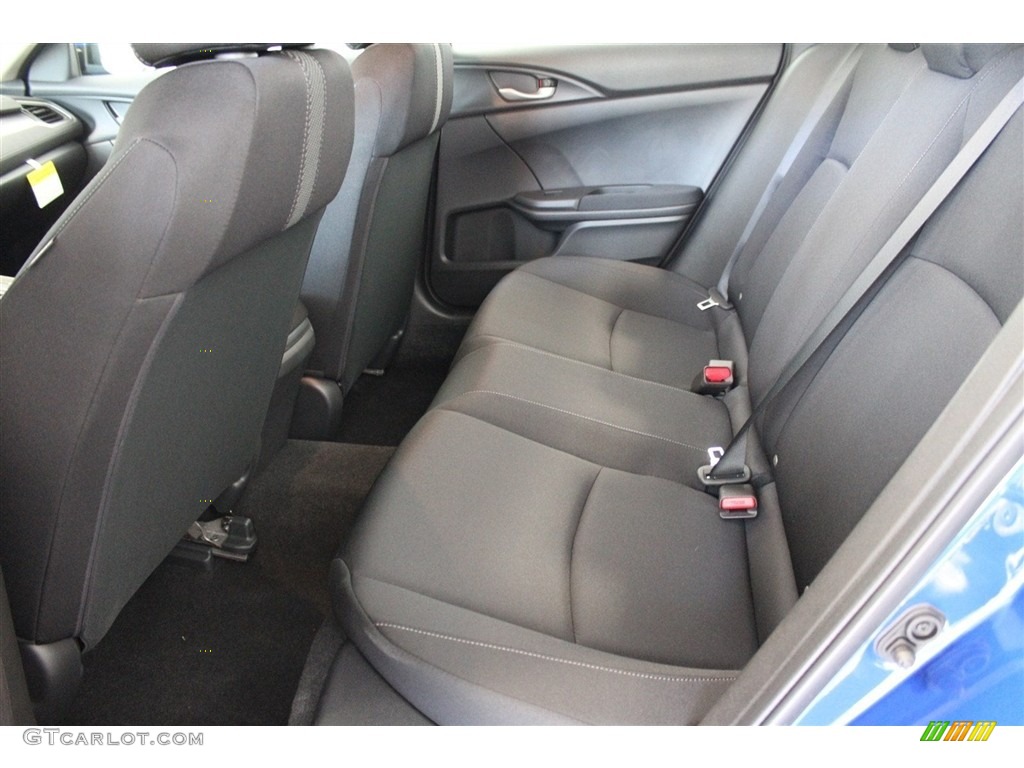 Black Interior 2018 Honda Civic LX Sedan Photo #123598295