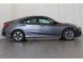 2018 Polished Metal Metallic Honda Civic LX Sedan  photo #3