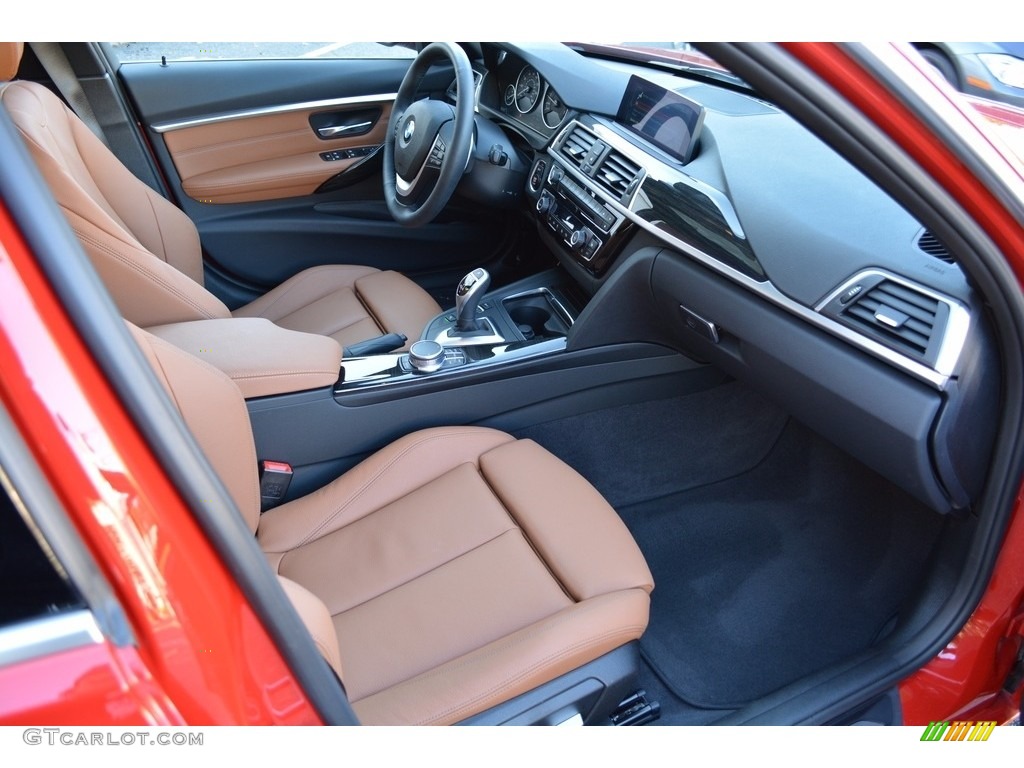 Saddle Brown Interior 2017 BMW 3 Series 330i xDrive Sedan Photo #123599825