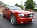 2006 Inferno Red Crystal Pearl Dodge Charger R/T  photo #13