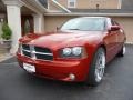 2006 Inferno Red Crystal Pearl Dodge Charger R/T  photo #14