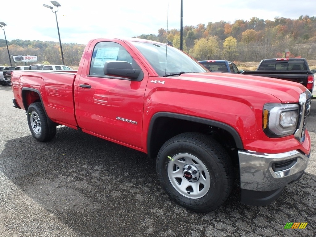 Cardinal Red 2018 GMC Sierra 1500 Regular Cab 4WD Exterior Photo #123600677