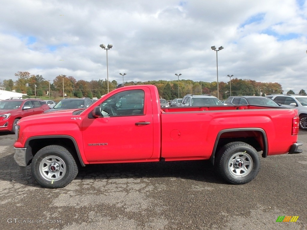 Cardinal Red 2018 GMC Sierra 1500 Regular Cab 4WD Exterior Photo #123600892