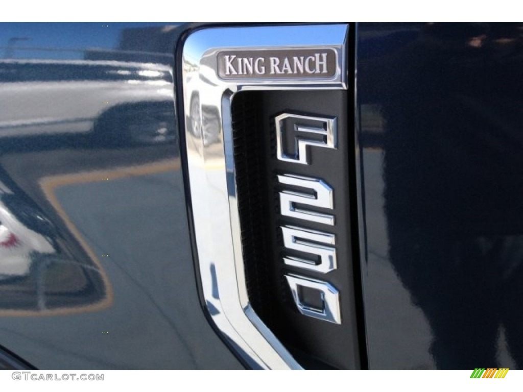 2017 F250 Super Duty King Ranch Crew Cab 4x4 - Blue Jeans / King Ranch Mesa Antique Java photo #8