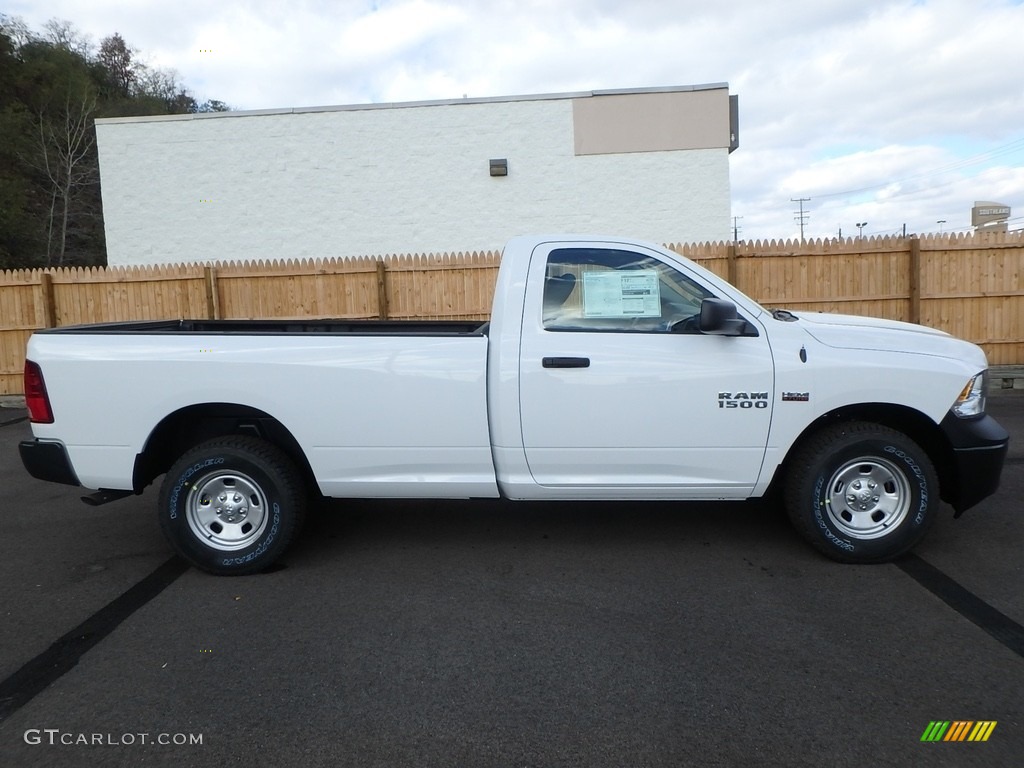 2018 1500 Tradesman Regular Cab 4x4 - Bright White / Black/Diesel Gray photo #6