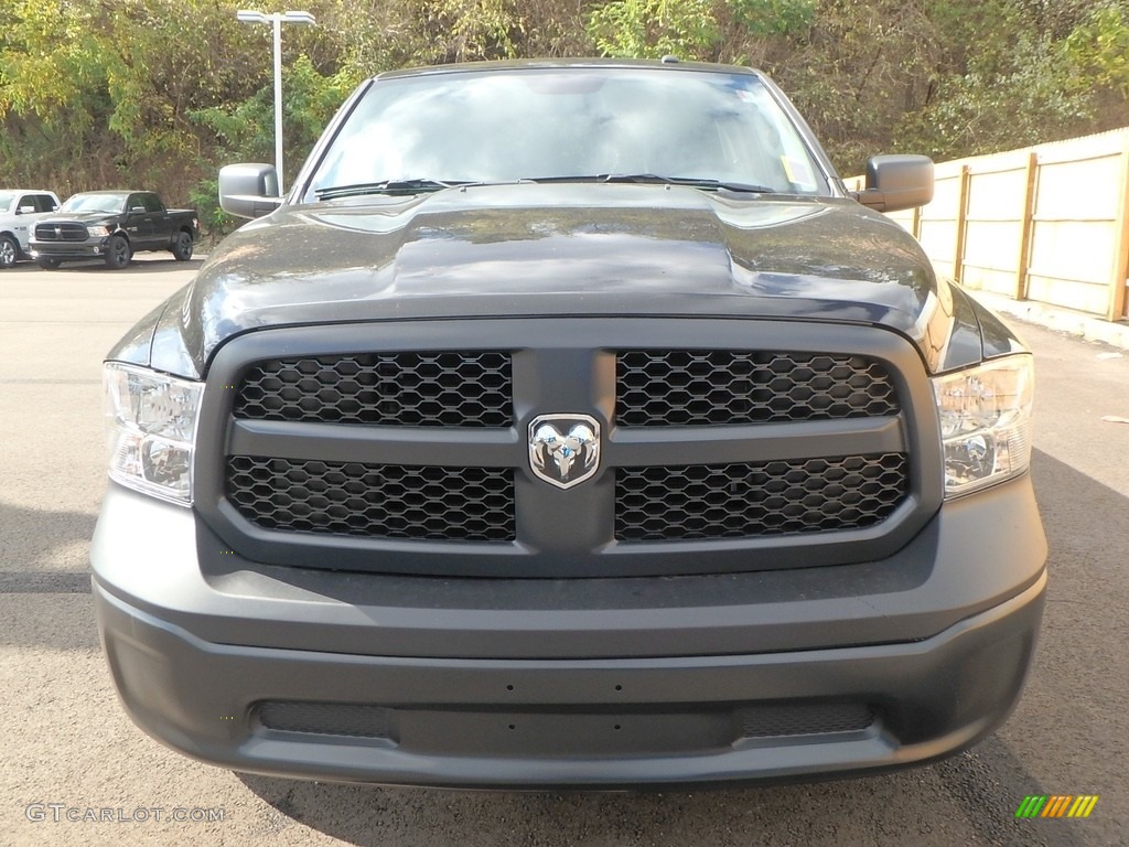 2018 1500 Tradesman Regular Cab 4x4 - Brilliant Black Crystal Pearl / Black/Diesel Gray photo #8