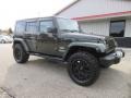 2010 Natural Green Pearl Jeep Wrangler Unlimited Sahara 4x4  photo #2