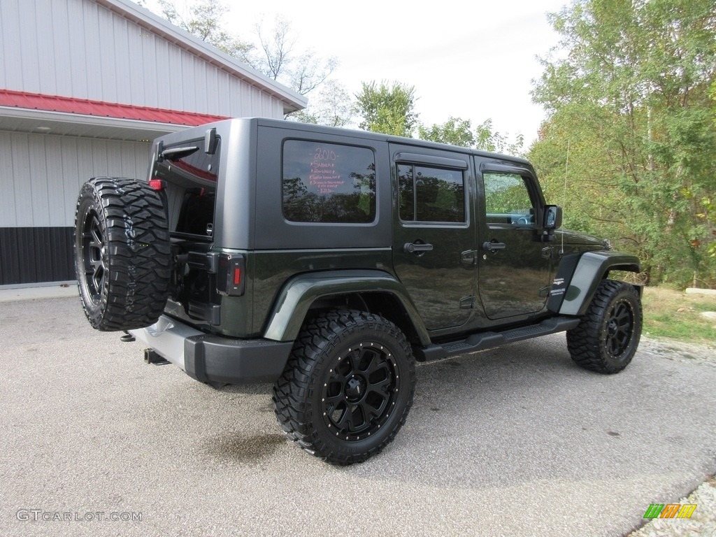 2010 Wrangler Unlimited Sahara 4x4 - Natural Green Pearl / Dark Slate Gray/Medium Slate Gray photo #8