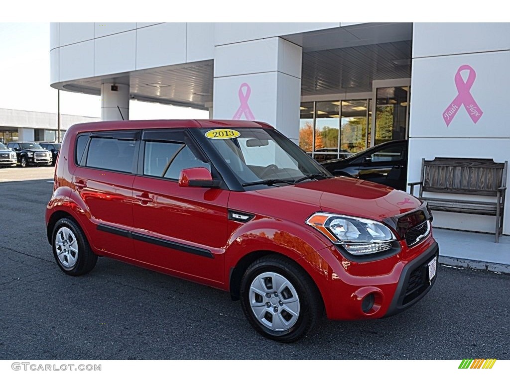 Molten Red Kia Soul